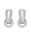 Genevive Silver Cz Drop Earrings