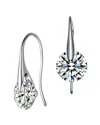Genevive Silver Cz Earring