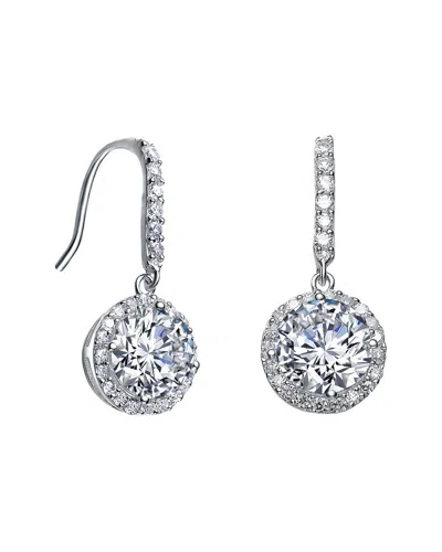 Genevive Silver Cz Earrings