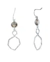 Genevive Silver Cz Earrings