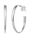 Genevive Silver Cz Earrings