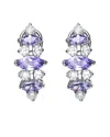 Genevive Silver Cz Earrings