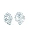 Genevive Silver Cz Earrings
