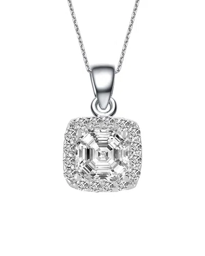 Genevive Silver Cz Necklace