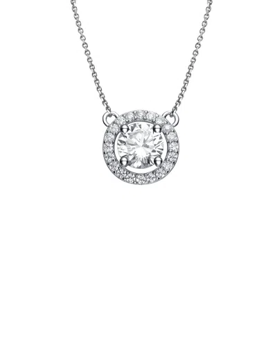 Genevive Silver Cz Necklace