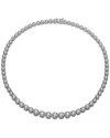 Genevive Silver Cz Necklace
