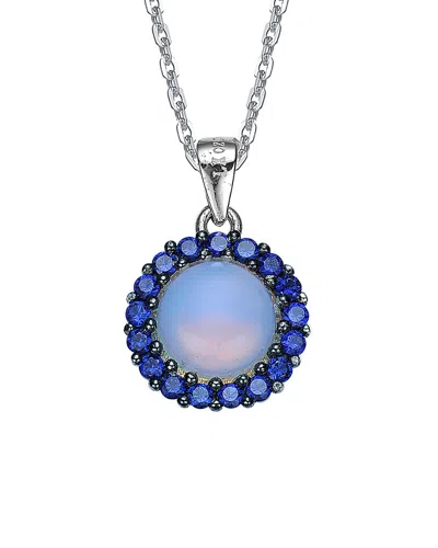 Genevive Silver Cz Necklace