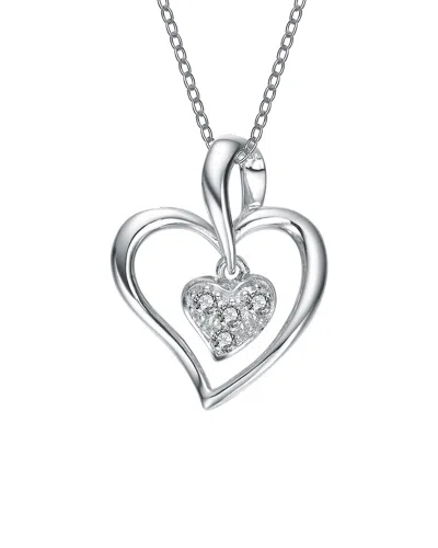 Genevive Silver Cz Necklace