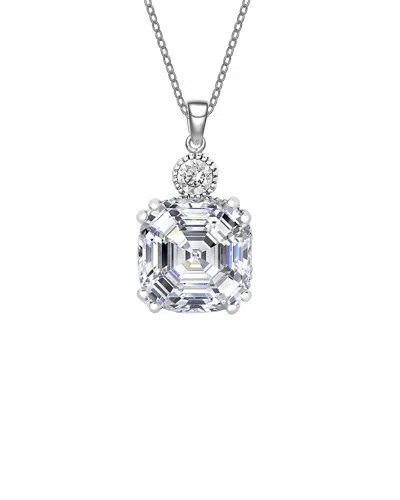 Genevive Silver Cz Necklace