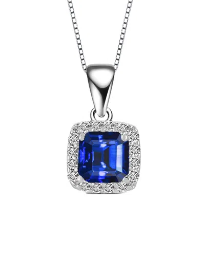 Genevive Silver Cz Necklace