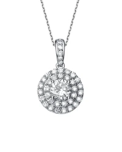 Genevive Silver Cz Necklace