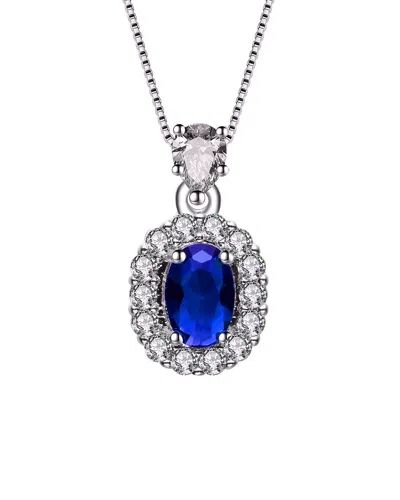 Genevive Silver Cz Pendant