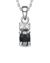 Genevive Silver Cz Pendant