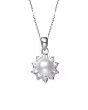 Genevive Silver Cz Pendant