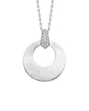 Genevive Silver Cz Pendant