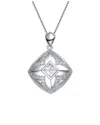 Genevive Silver Cz Pendant