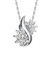 Genevive Silver Cz Pendant