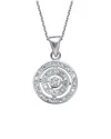 Genevive Silver Cz Pendant