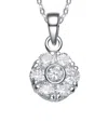 Genevive Silver Cz Pendant