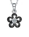 Genevive Silver Cz Pendant