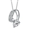 Genevive Silver Cz Pendant