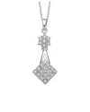 Genevive Silver Cz Pendant