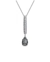 Genevive Silver Cz Pendant