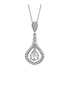 Genevive Silver Cz Pendant