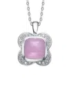 Genevive Silver Cz Pendant