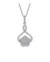 Genevive Silver Cz Pendant