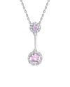 Genevive Silver Cz Pendant