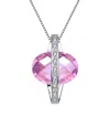 Genevive Silver Cz Pendant