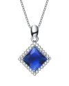 Genevive Silver Cz Pendant