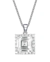Genevive Silver Cz Pendant