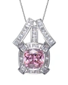Genevive Silver Cz Pendant