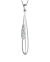 Genevive Silver Cz Pendant
