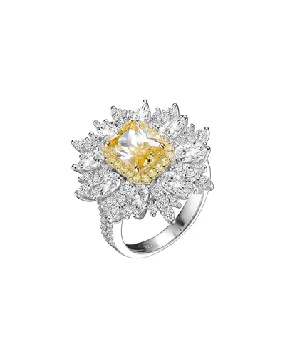 GENEVIVE GENEVIVE SILVER CZ RING