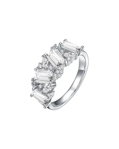 GENEVIVE GENEVIVE SILVER CZ RING