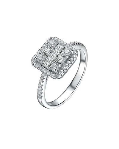 Genevive Silver Cz Ring
