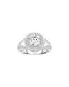 Genevive Silver Cz Ring
