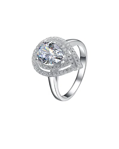 Genevive Silver Cz Ring