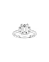 Genevive Silver Cz Ring