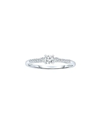 Genevive Silver Cz Ring
