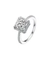 Genevive Silver Cz Ring