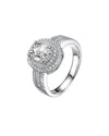 Genevive Silver Cz Ring