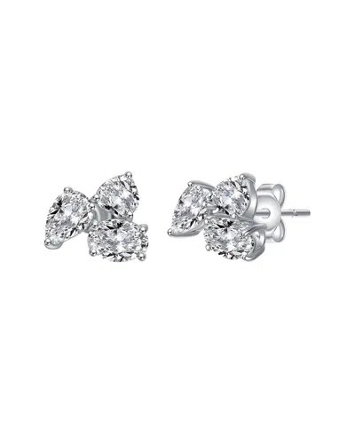 GENEVIVE GENEVIVE SILVER CZ STUDS