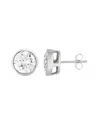 Genevive Silver Cz Studs