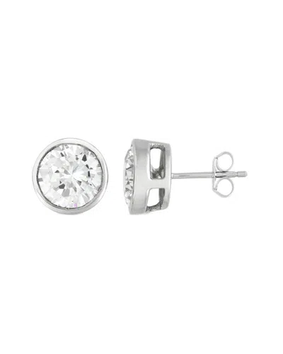 GENEVIVE GENEVIVE SILVER CZ STUDS