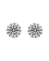 Genevive Silver Cz Studs