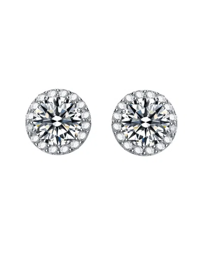GENEVIVE GENEVIVE SILVER CZ STUDS